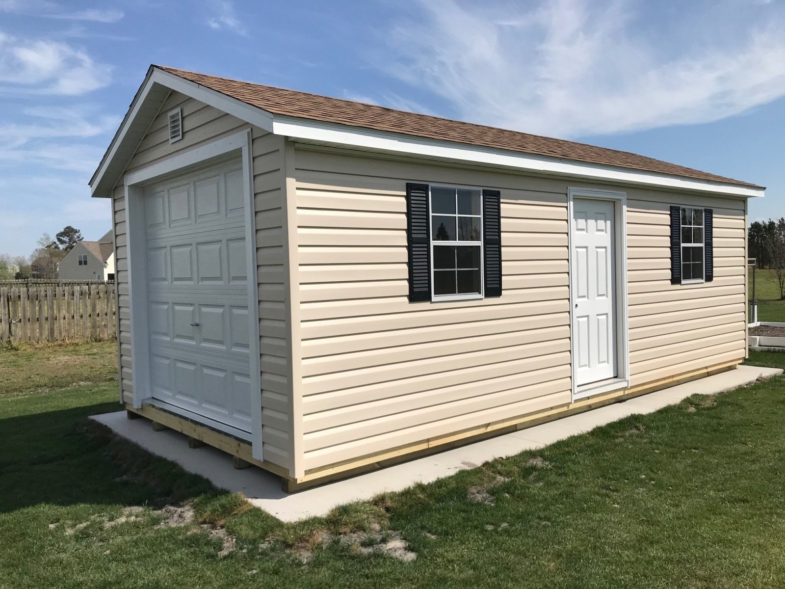 New Deluxe Vinyl A-Frames | Homestead Buildings & Sheds