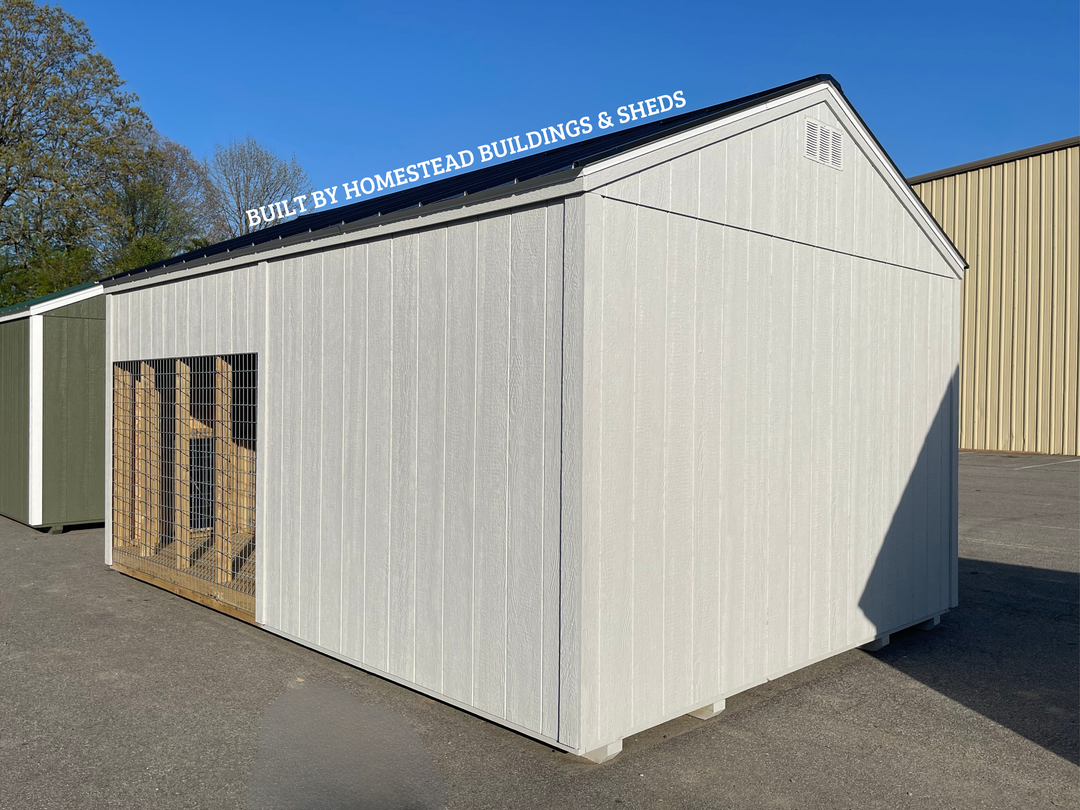 12x16 Dog Kennel Design #224