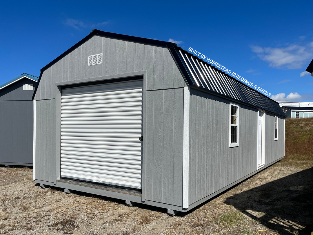 14x40 Heavy Duty Deluxe High Barn Garage Design #98