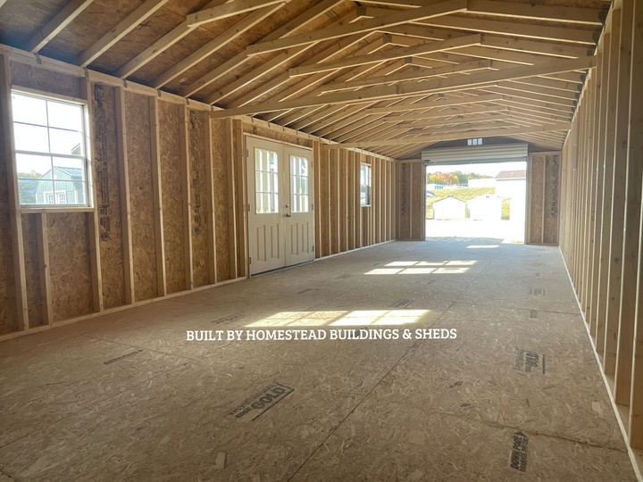 14x40 Heavy Duty Deluxe A-Frame Garage Design #92