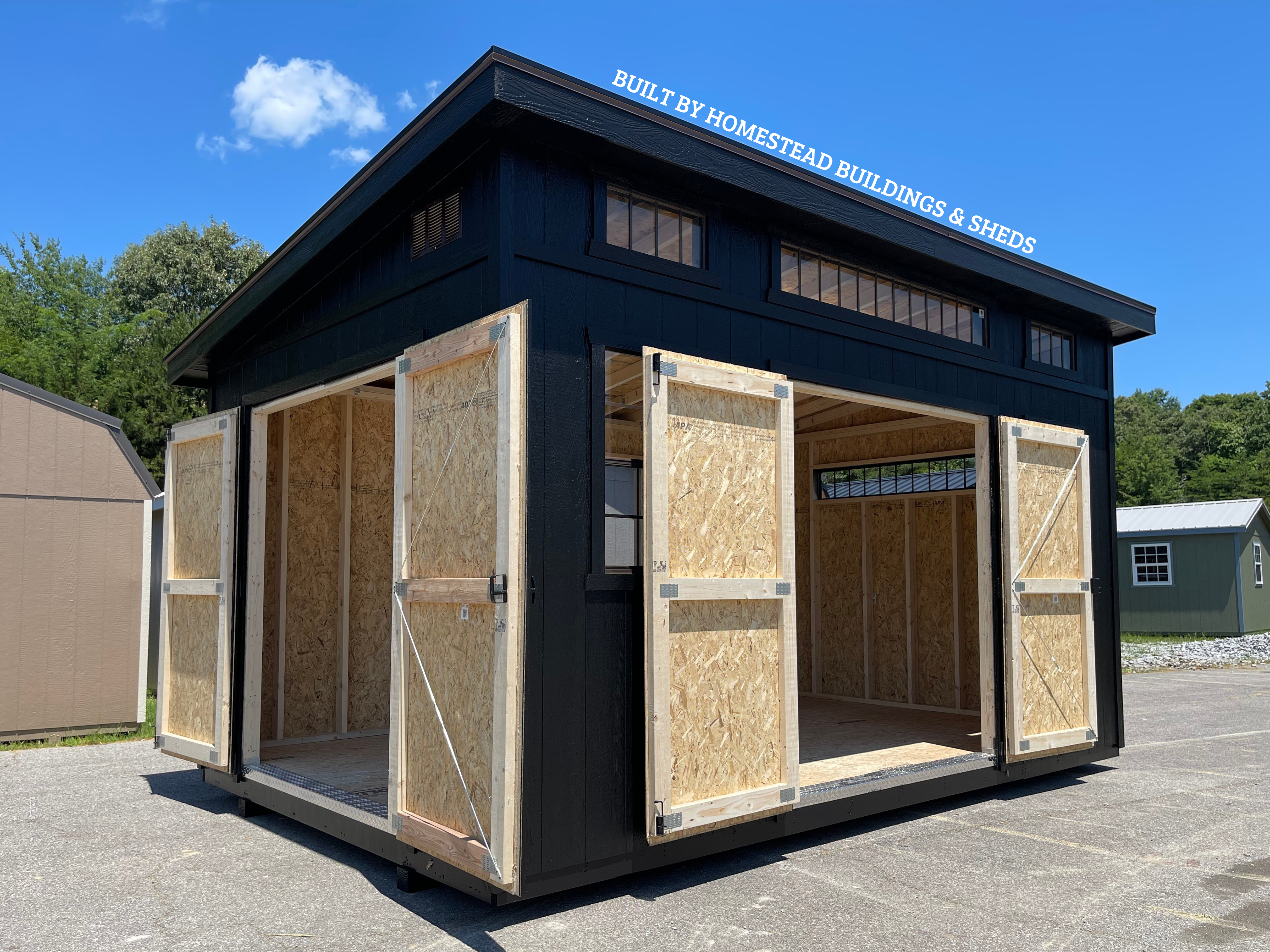 10x16 Modern Escape Design #90 – Homestead Buildings & Sheds