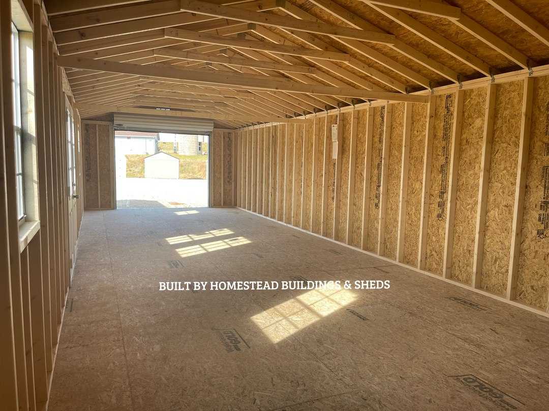 14x40 Heavy Duty Deluxe A-Frame Garage Design #92
