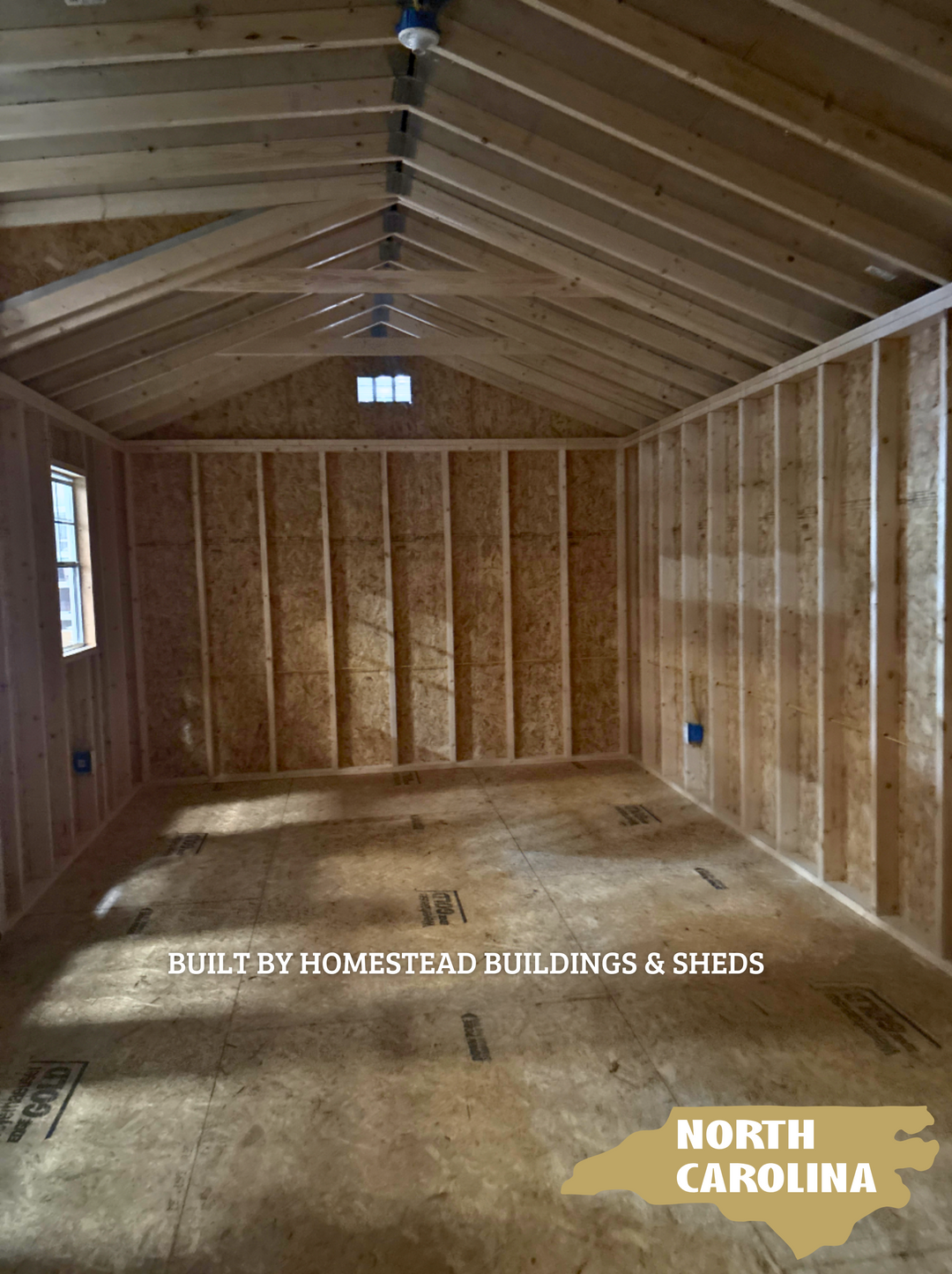 12x24 Deluxe A-Frame Building with Dormer and Electrical #NC2