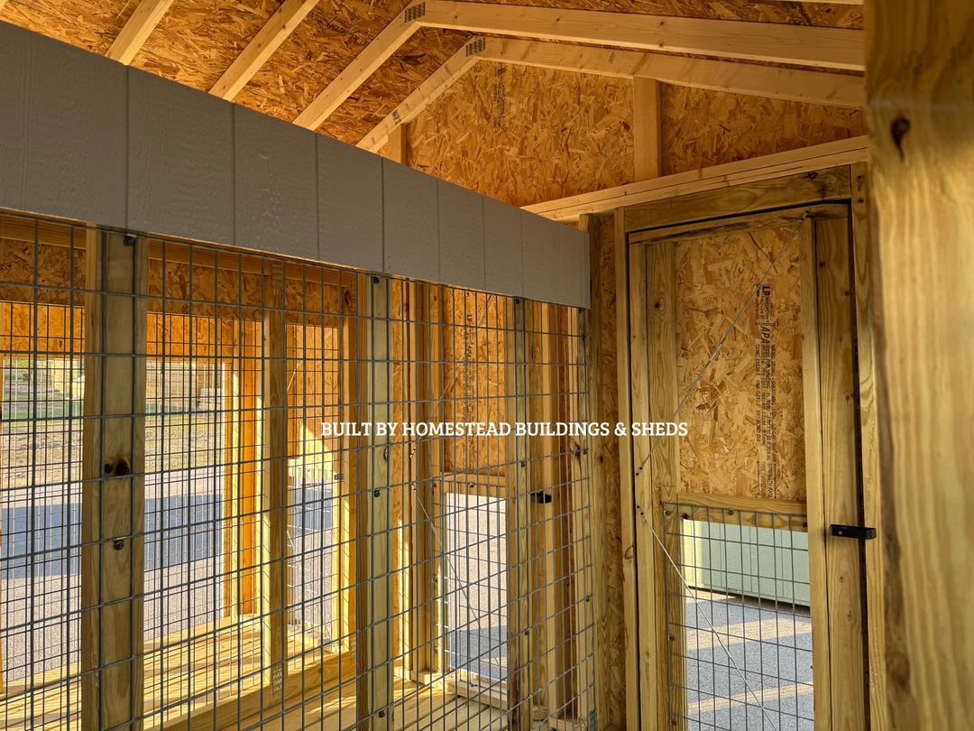 12x16 Dog Kennel Design #224