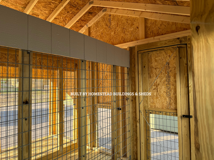12x16 Dog Kennel Design #224