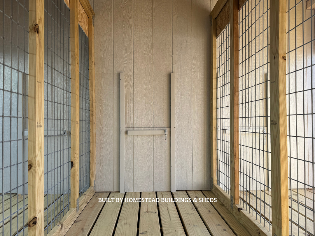 12x16 Dog Kennel Design #224