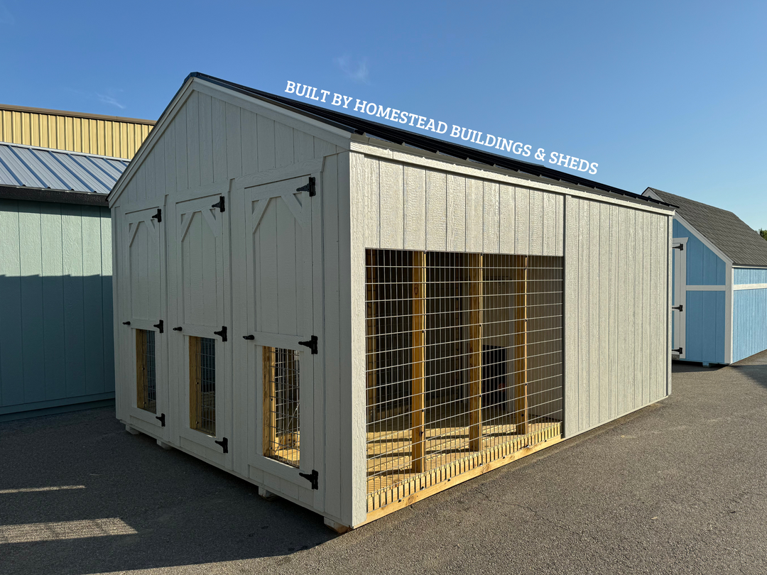12x16 Dog Kennel Design #224