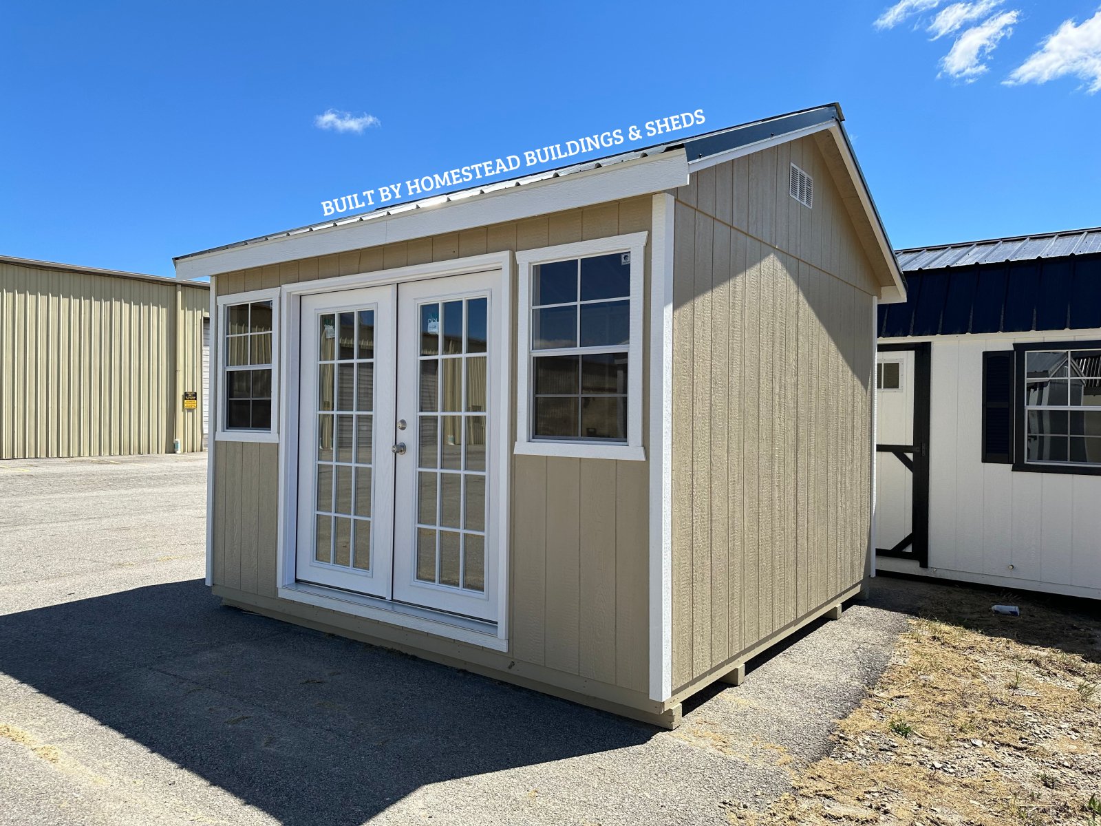 12x12 Deluxe A-Frame Building with Electrical Design #56 – Homestead  Buildings \u0026 Sheds, image size:1600x1200