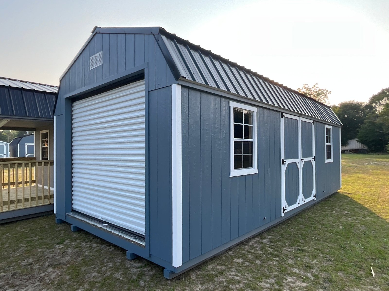 12x24 Heavy Duty Deluxe High Barn Garage Style A29 Homestead