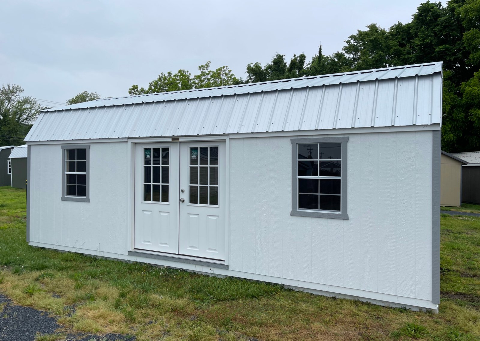 12x24 Deluxe High Barn Style A20 Homestead Buildings & Sheds