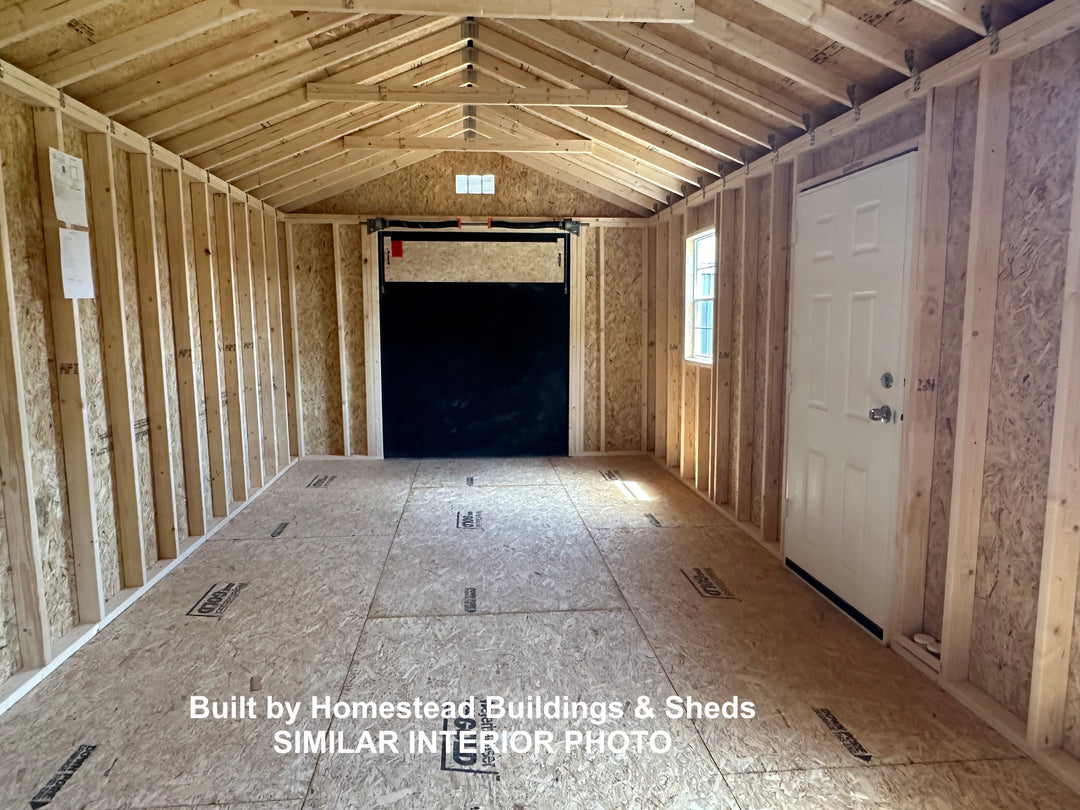 10x20 Heavy Duty Deluxe A-Frame with Rampage Door Design #196