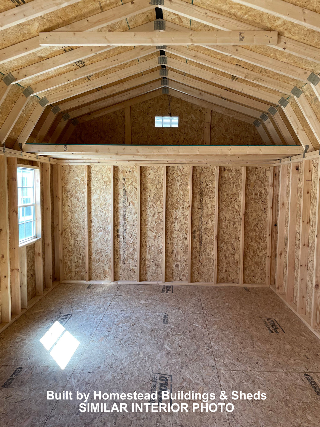 12x36 Deluxe High Barn Cabin Design #259