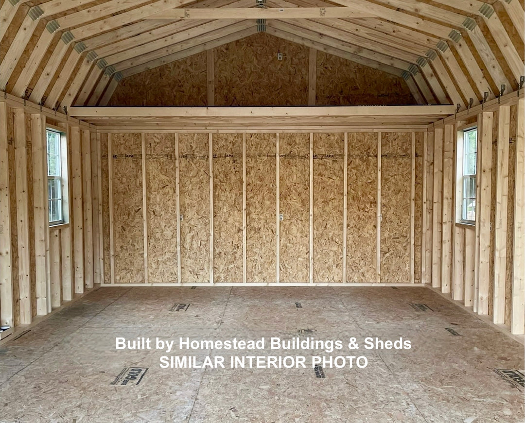 14x20 Deluxe High Barn Cabin Design #226