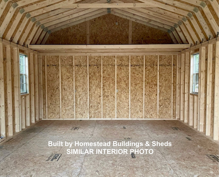14x20 Deluxe High Barn Cabin Design #226