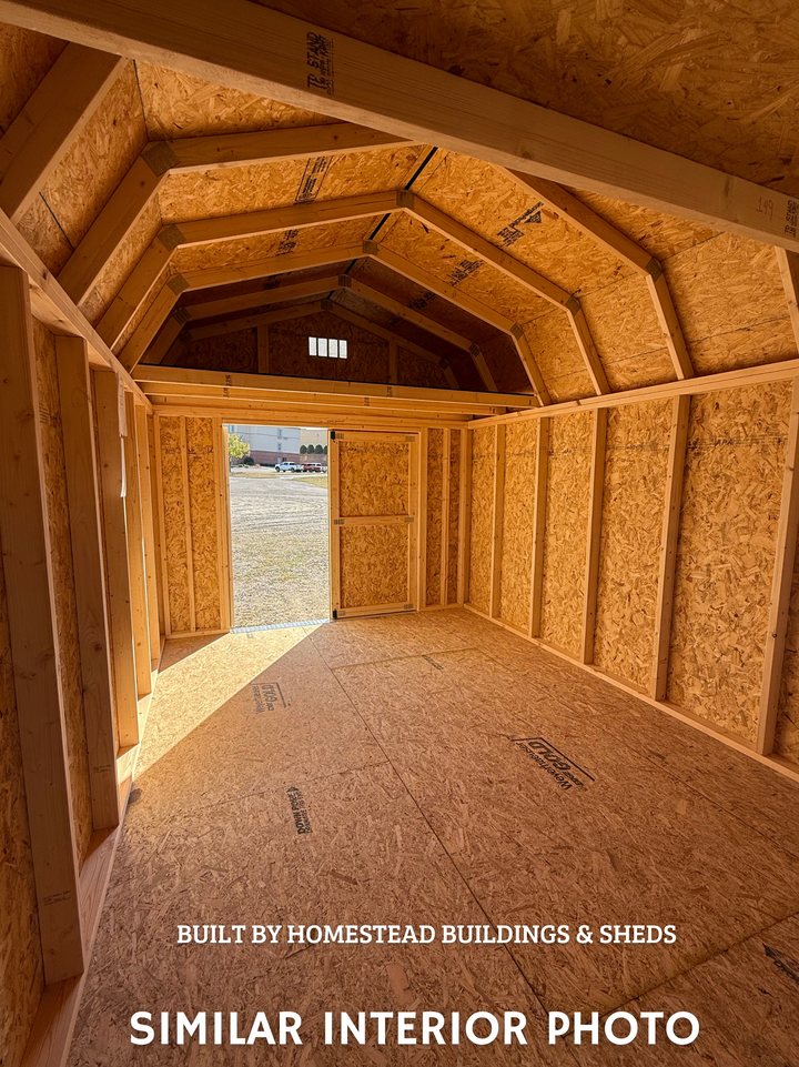 10x16 Utility High Barn Design #284