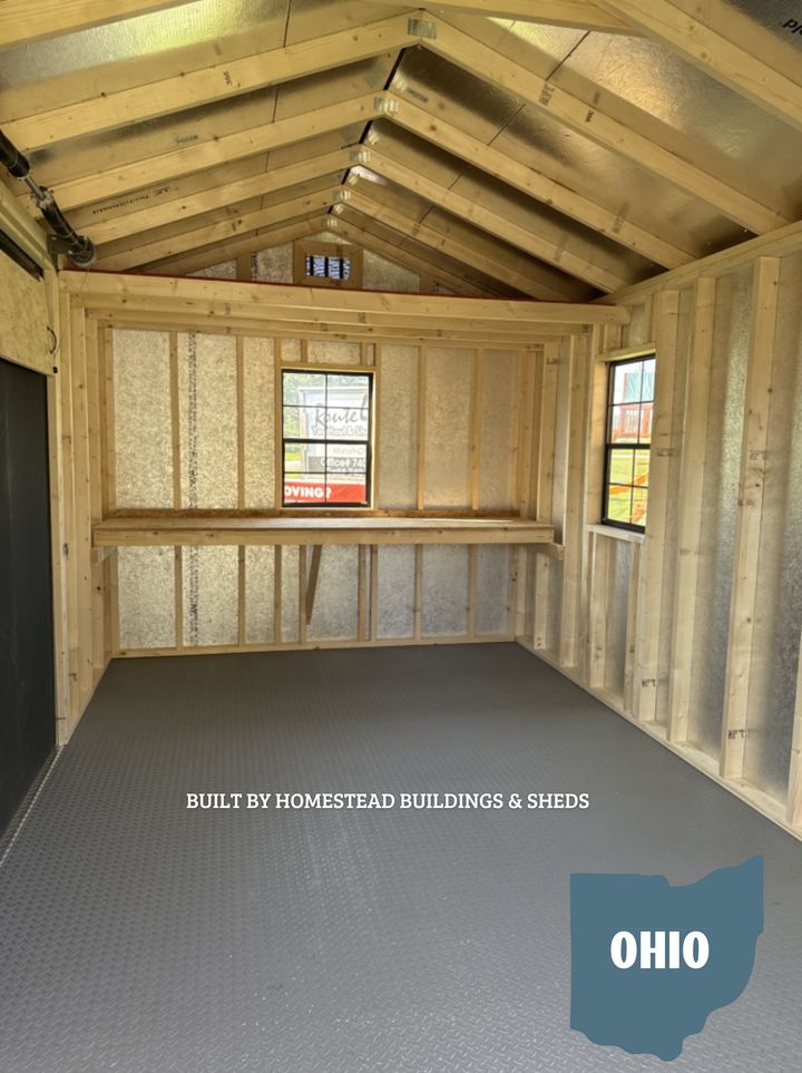10x16 Heavy Duty Deluxe A-Frame with Rampage Door #OH1