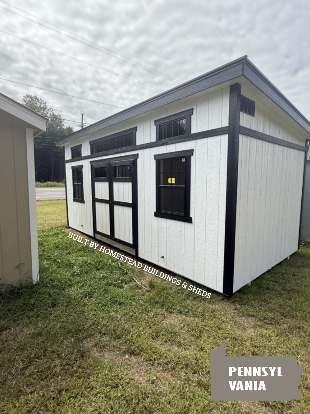 10x20 Heavy Duty Modern Escape with Rampage Door #PA1