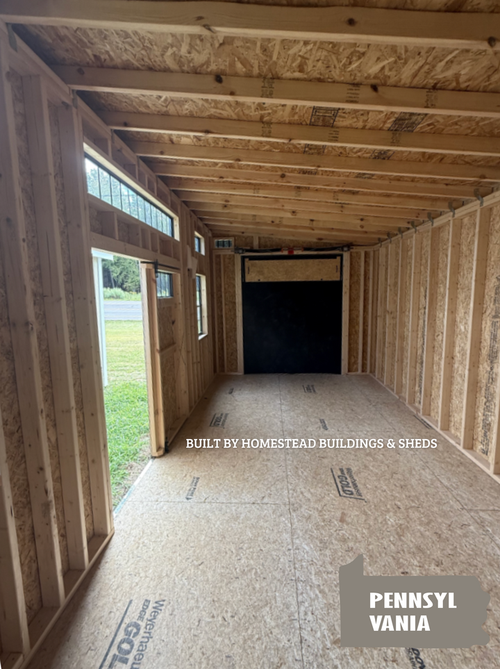10x20 Heavy Duty Modern Escape with Rampage Door #PA1
