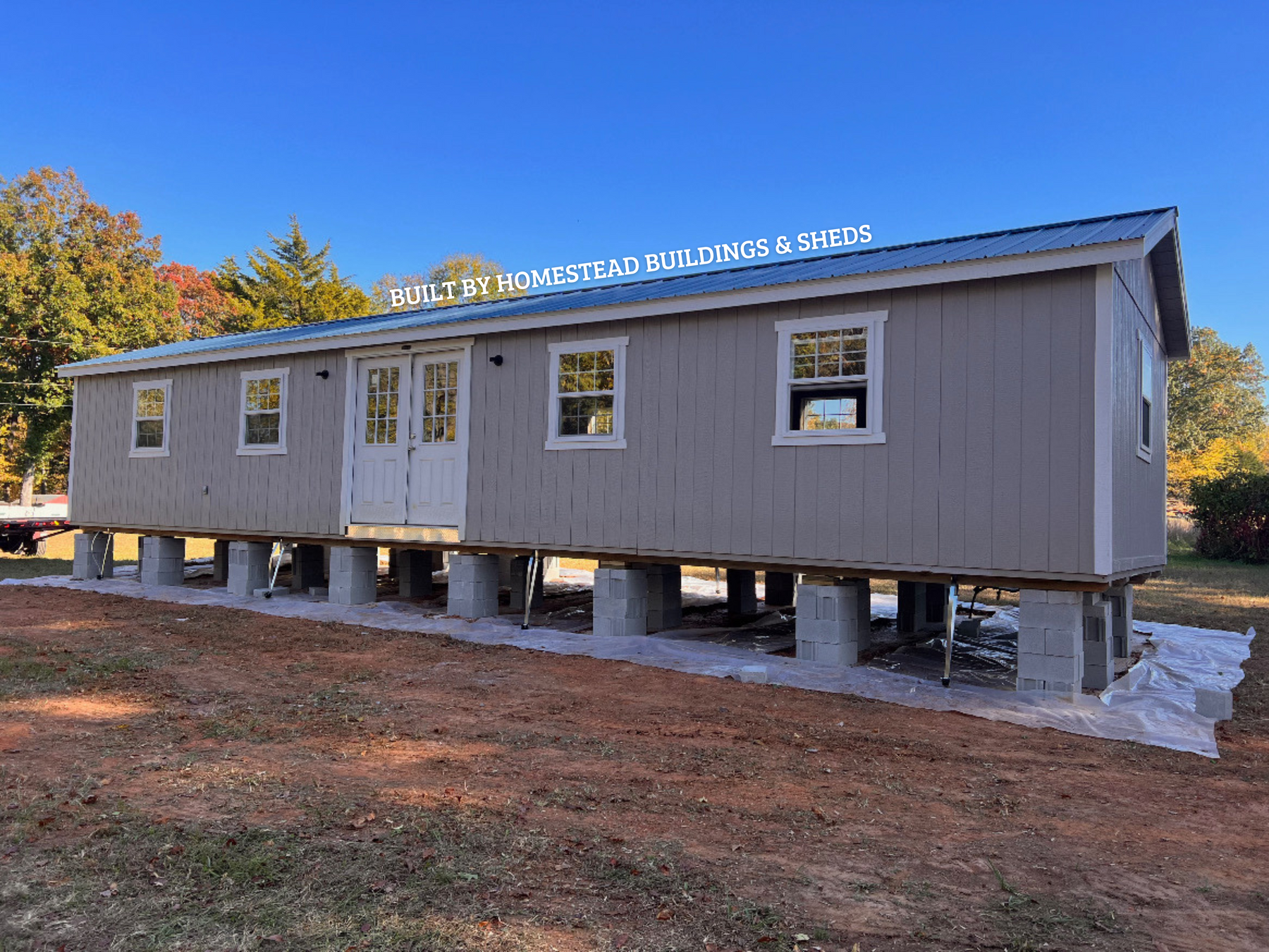Homestead Buildings 14x48 Finished Cottage Design #275 – Homestead Buildings & Sheds
