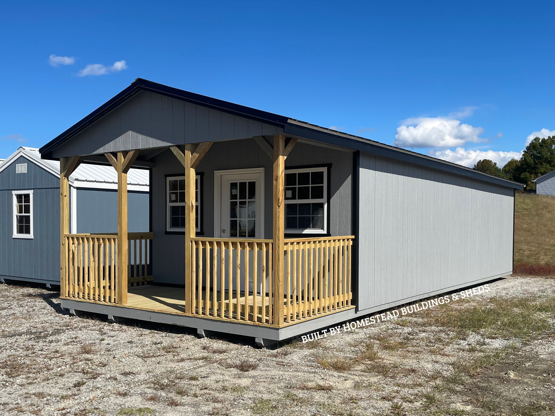Homestead Buildings 14x36 Deluxe A-Frame Cabin Design #88 – Homestead Buildings & Sheds