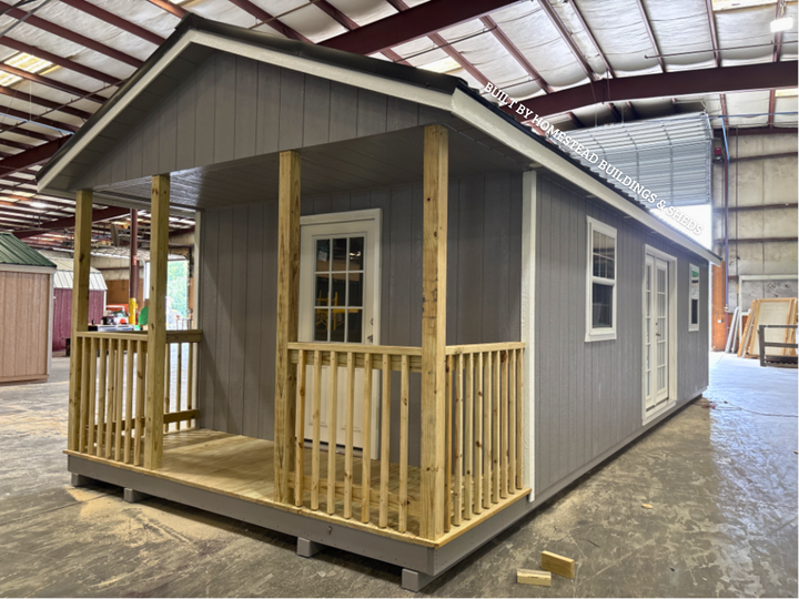 12x32 Finished Cottage Cabin Design #277