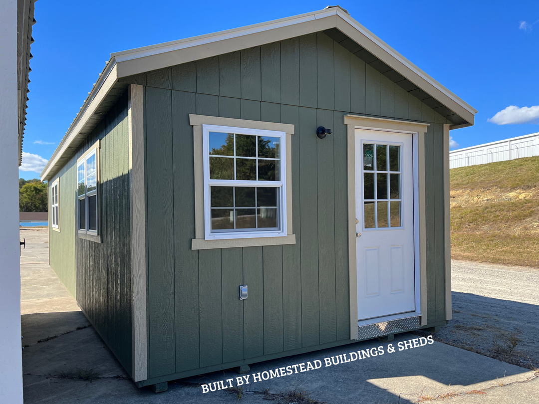 12x32 Finished Cottage Design #234 – Homestead Buildings & Sheds 12x32 Finished Cottage Design #234 – Homestead Buildings & Sheds