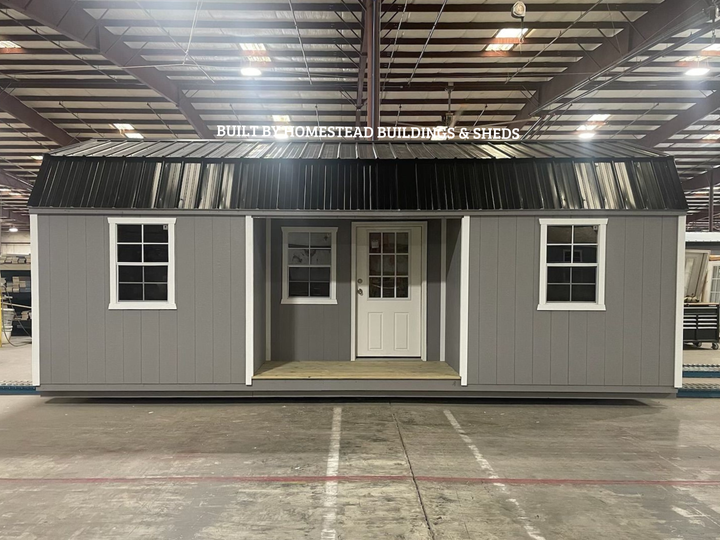 12x24 Deluxe High Barn Cabin Design #239