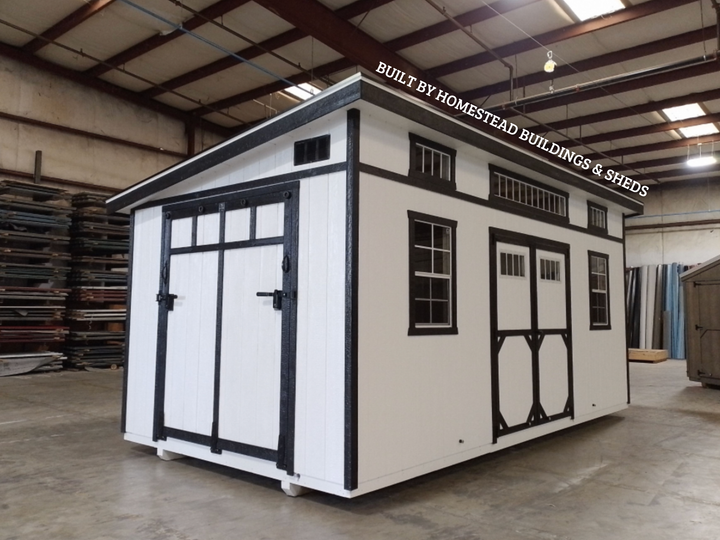 10x20 Heavy Duty Modern Escape with Rampage Door Design #293