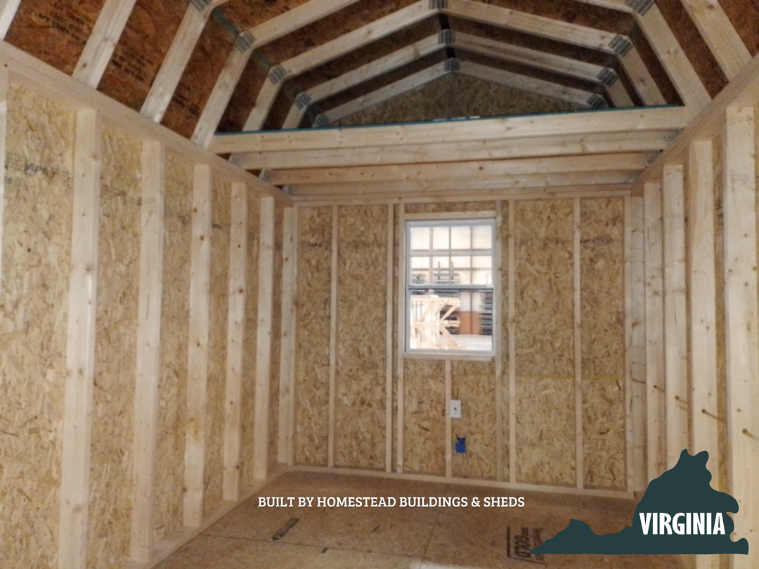 8x12 Deluxe High Barn with Electrical #VA8