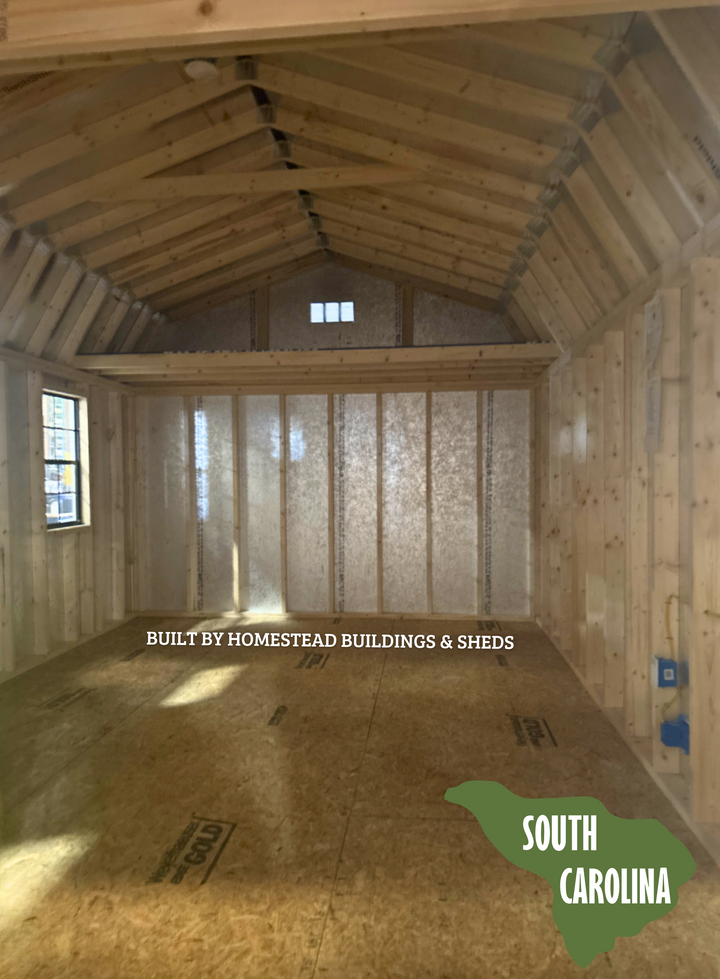 12x20 Deluxe High Barn with Electrical #SC8