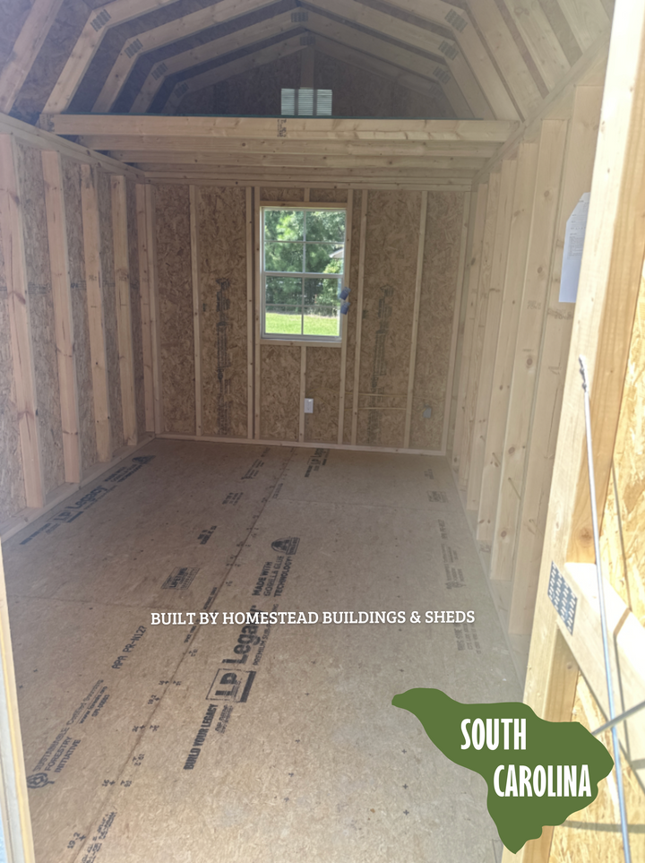 8x12 Deluxe High Barn with Electrical #SC5