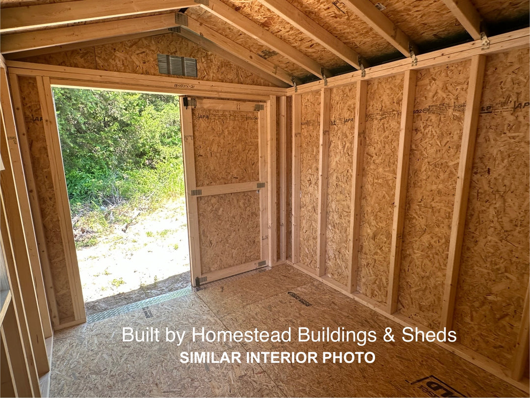 8x12 Utility Shed Design #55