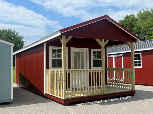 12x28 Deluxe A-Frame Cabin Design #219