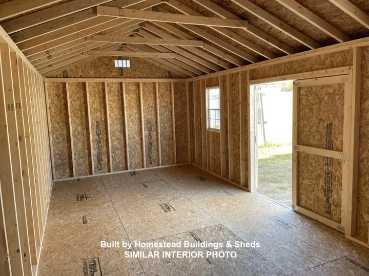 12x16 Deluxe Vinyl A-Frame Design #263