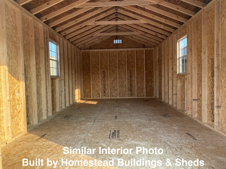 12x24 Deluxe A-Frame Cabin Design #269