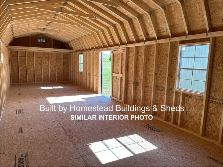 12x32 Deluxe High Barn Design #238