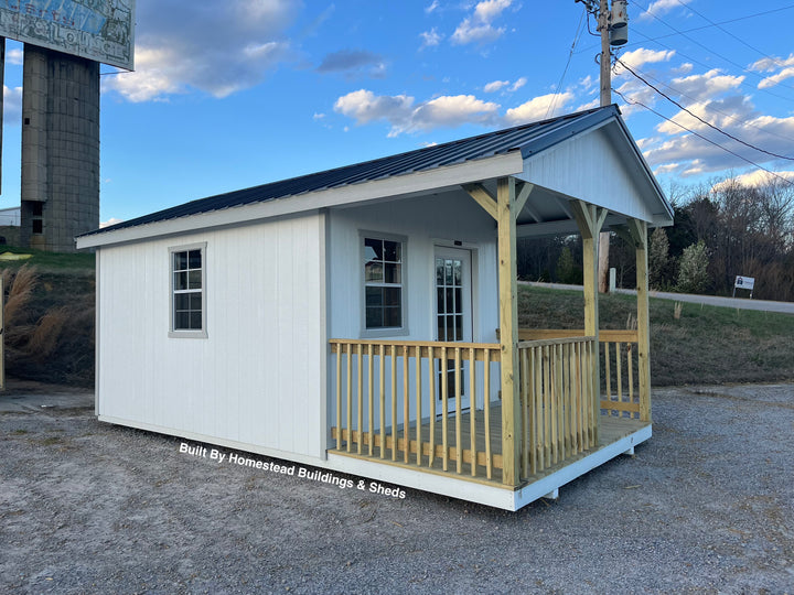 10x20 Deluxe A-Frame Cabin Design #297
