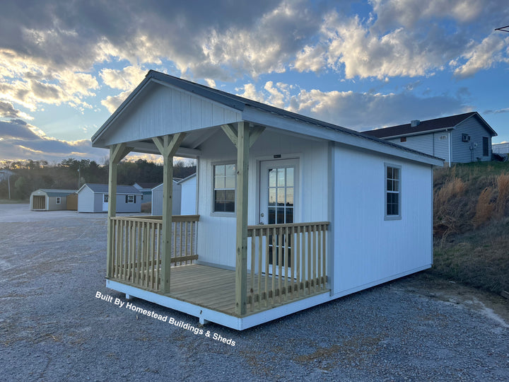 10x20 Deluxe A-Frame Cabin Design #297