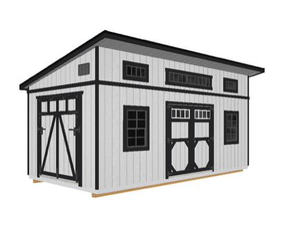 10x20 Heavy Duty Modern Escape with Rampage Door #PA1