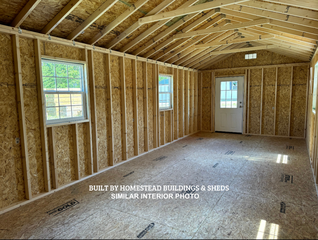12x32 Deluxe A-Frame Cabin Design #161