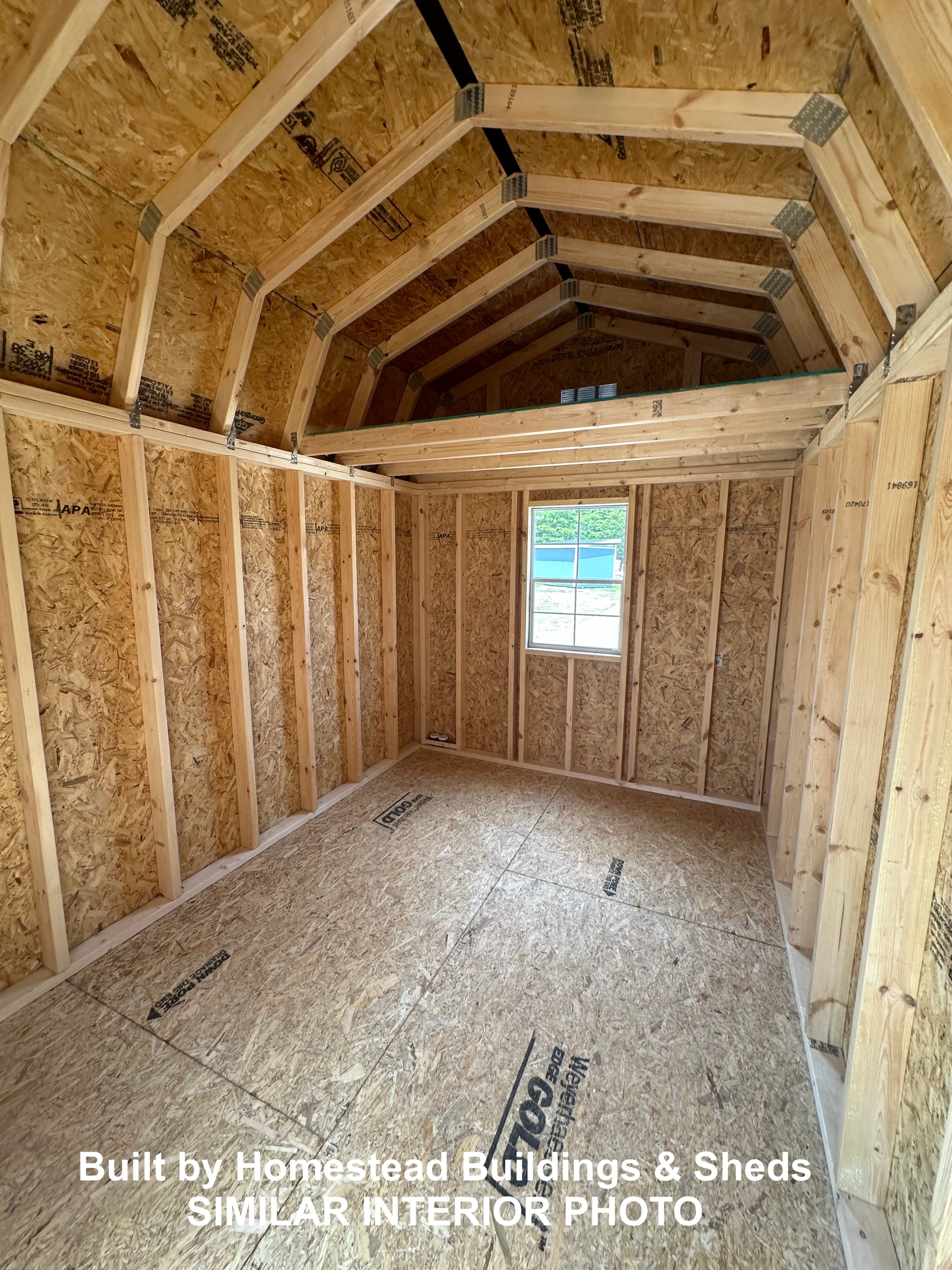 8x8 Utility High Barn Design #57 – Homestead Buildings & Sheds