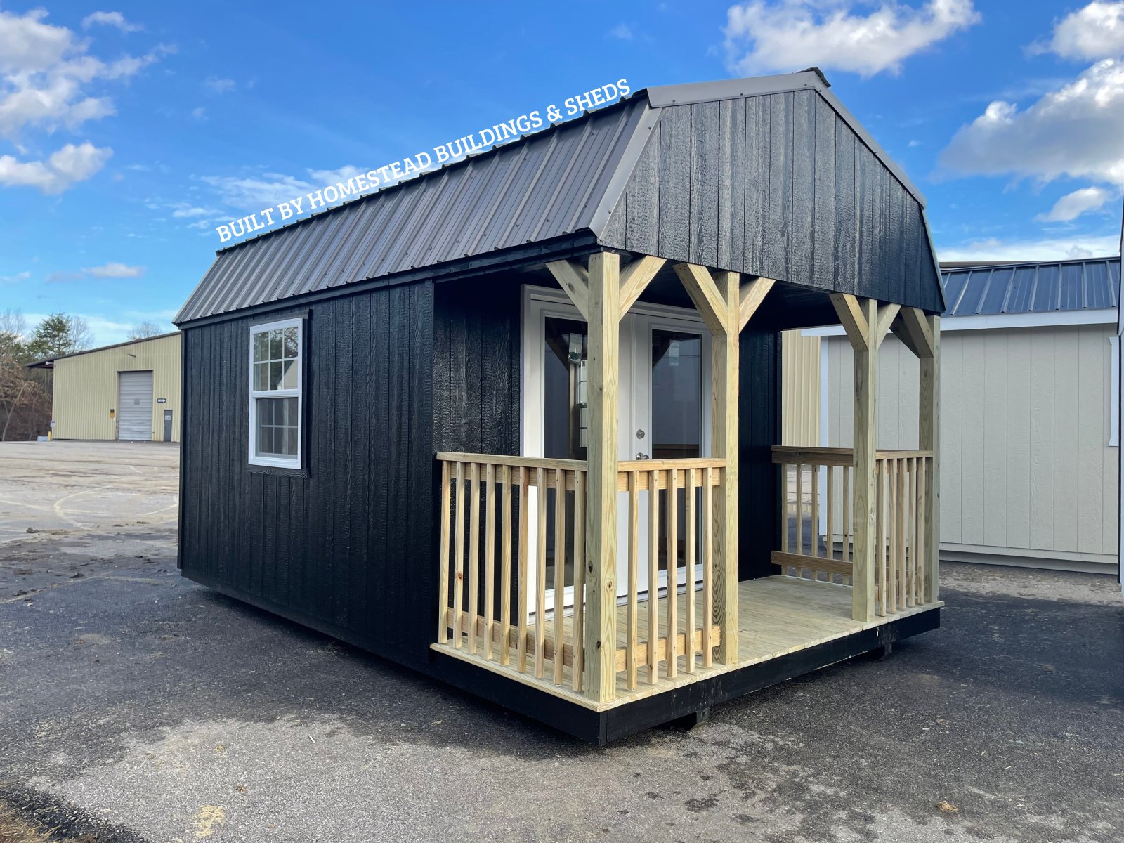 10x16 Deluxe High Barn Cabin Design #52 – Homestead Buildings & Sheds