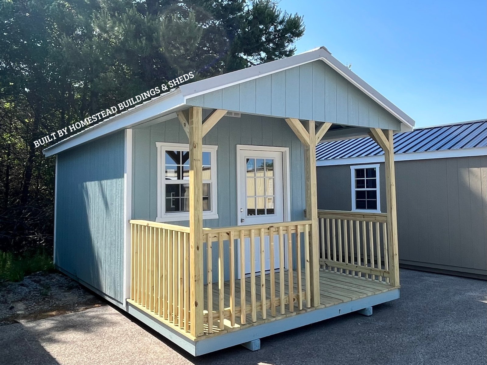 Homestead Buildings 10x20 Deluxe A-Frame Cabin Design #51 – Homestead Buildings & Sheds