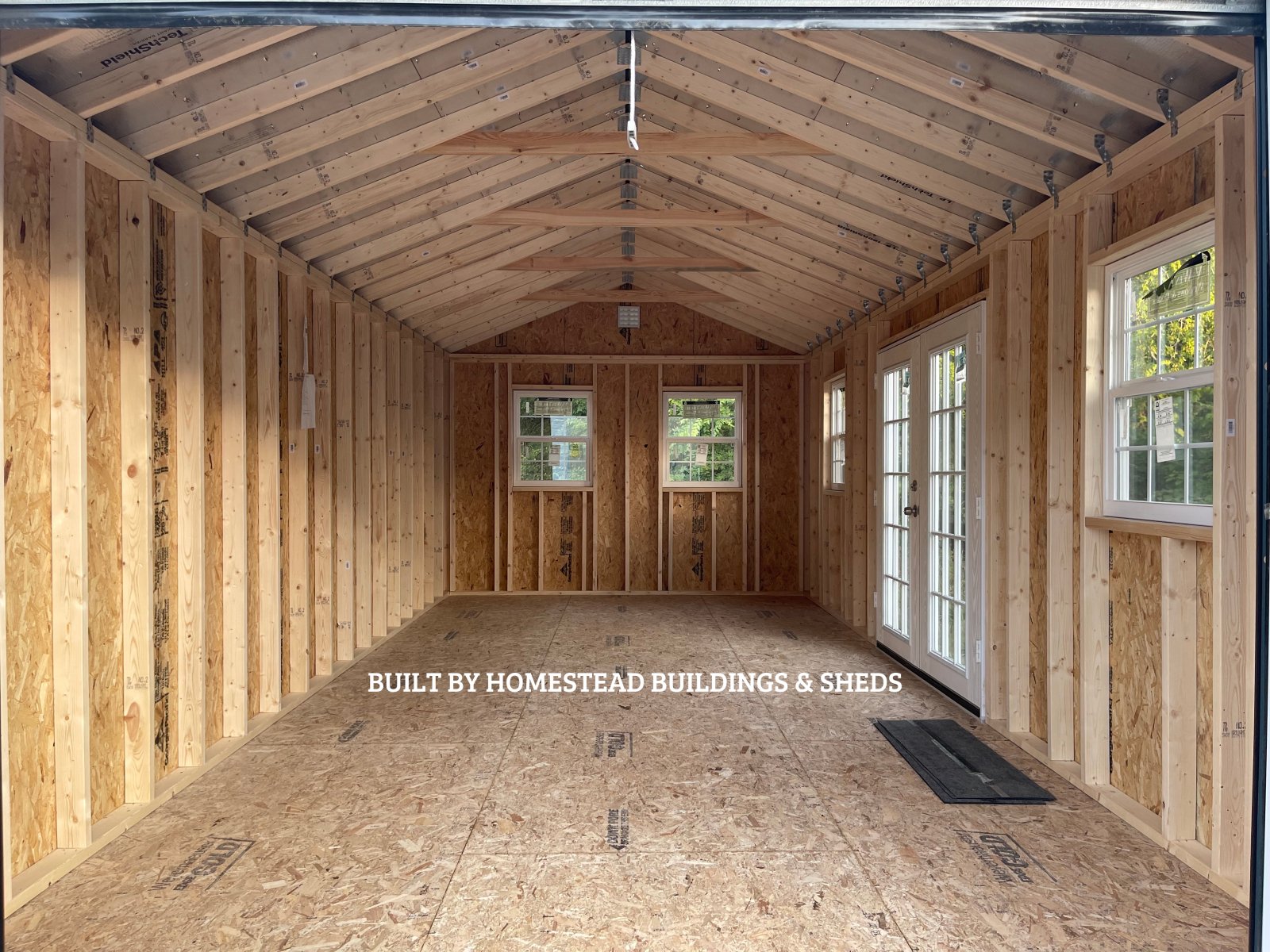 12x24 Heavy Duty Deluxe Vinyl Garage Design #54 – Homestead