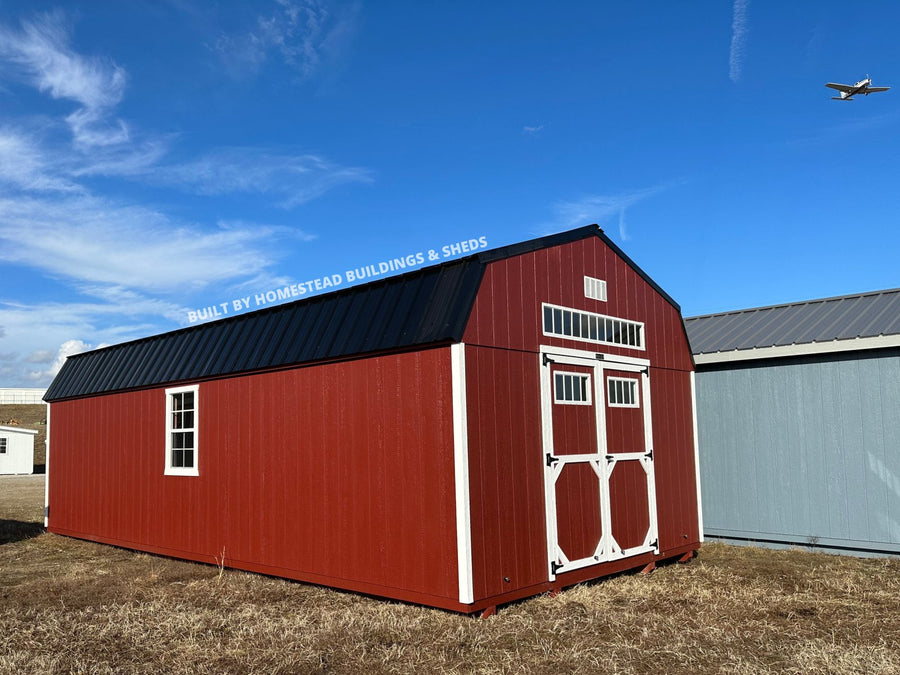 14x28 Deluxe High Barn Design #16 - Homestead Buildings & Sheds