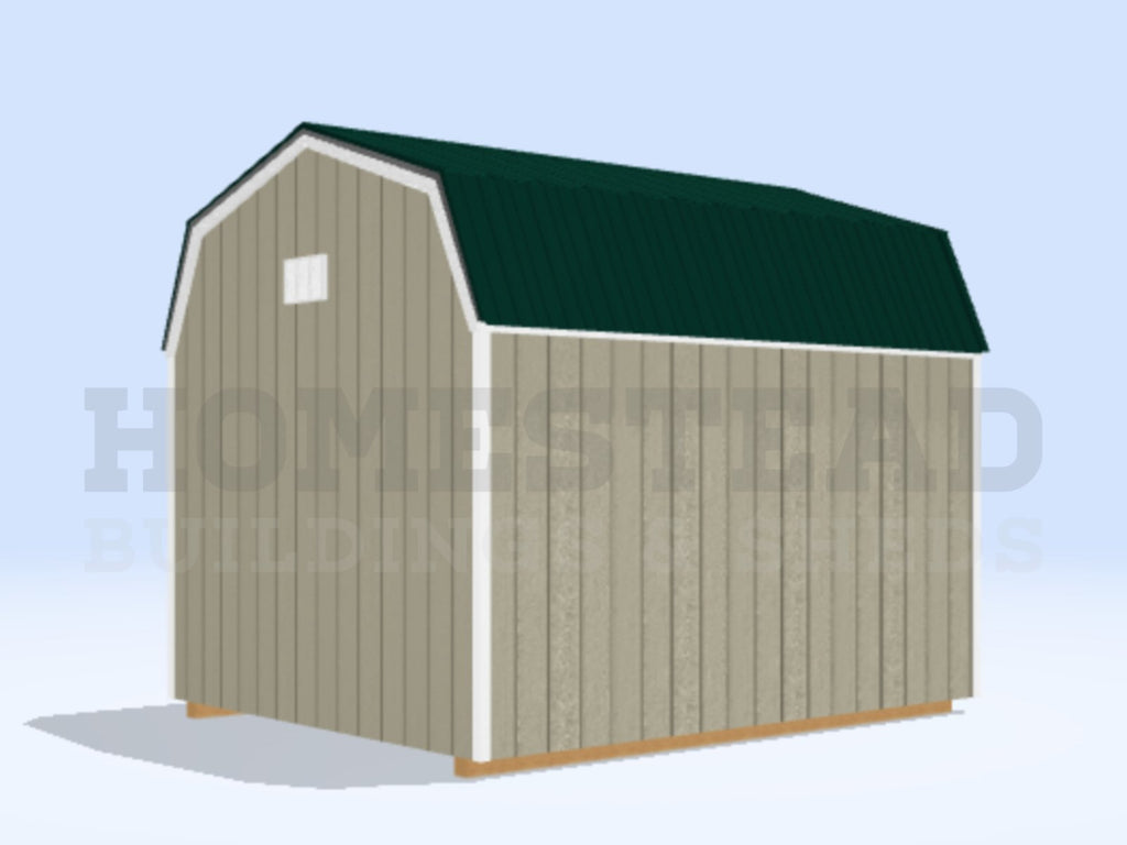 10x12 Deluxe High Barn Stock #AABH26337823 - Homestead Buildings & Sheds