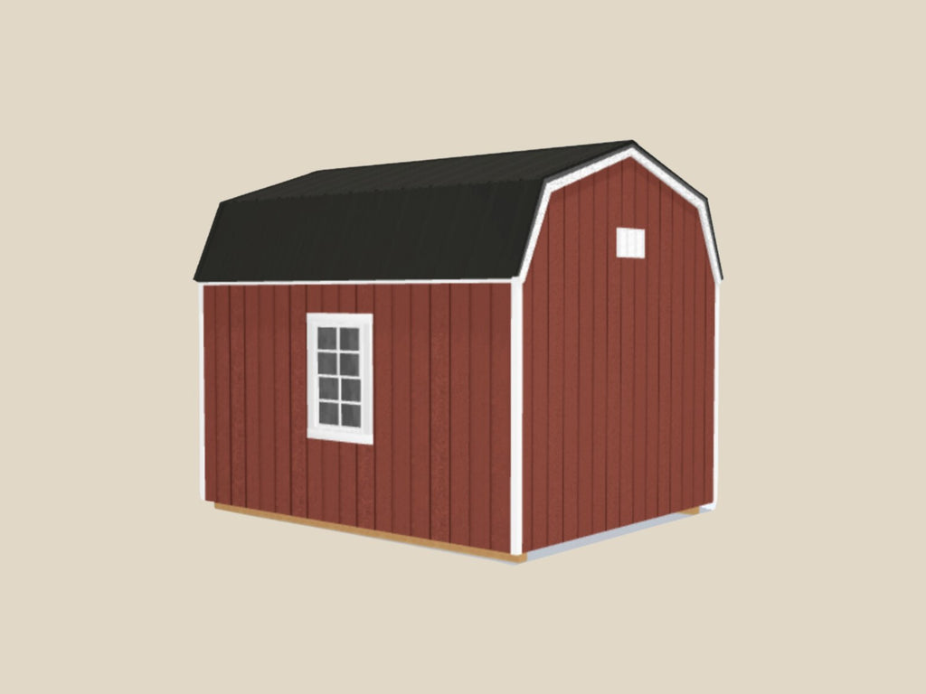 10x12 Deluxe High Barn Stock #SBH25942823 - Homestead Buildings & Sheds