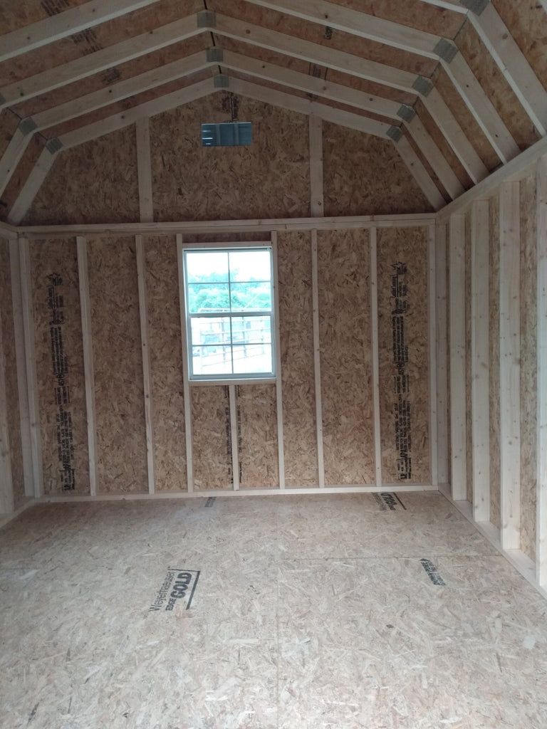 10x12 Deluxe High Barn with no Loft Style #AABH26266823 - Homestead Buildings & Sheds