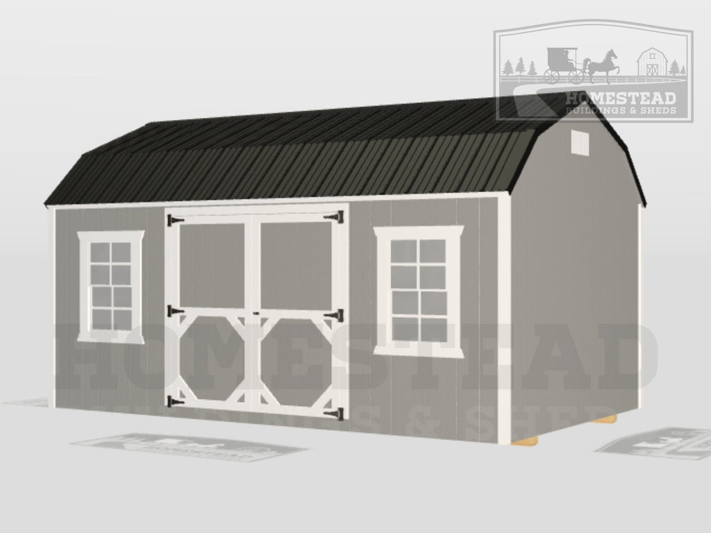 10x16 Deluxe High Barn Stock #AABH26104323 - Homestead Buildings & Sheds