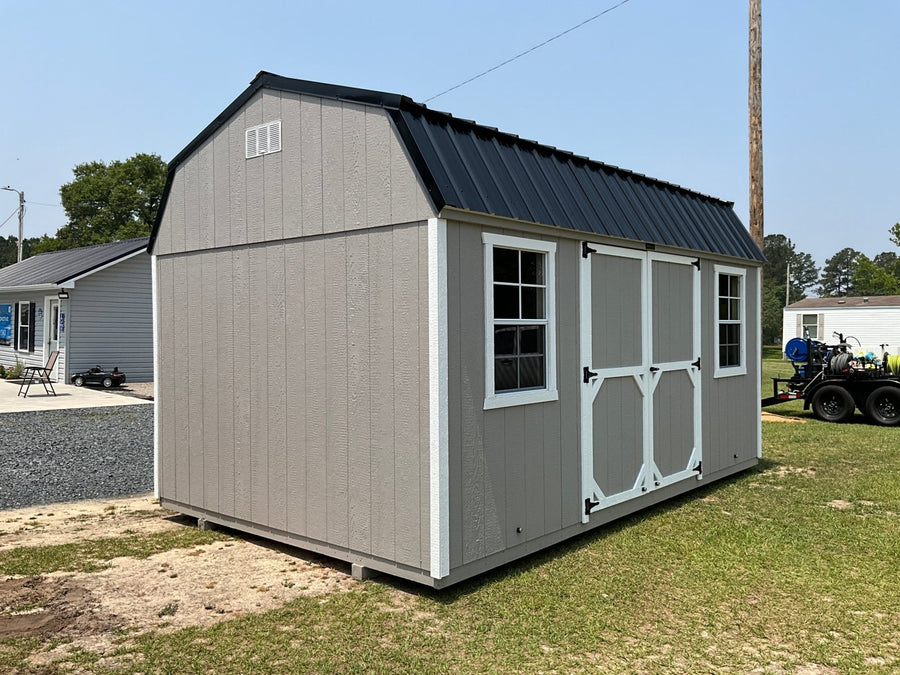 10x16 Deluxe High Barn Stock #AABH26113223 - Homestead Buildings & Sheds